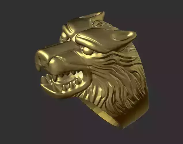 WOLF RING