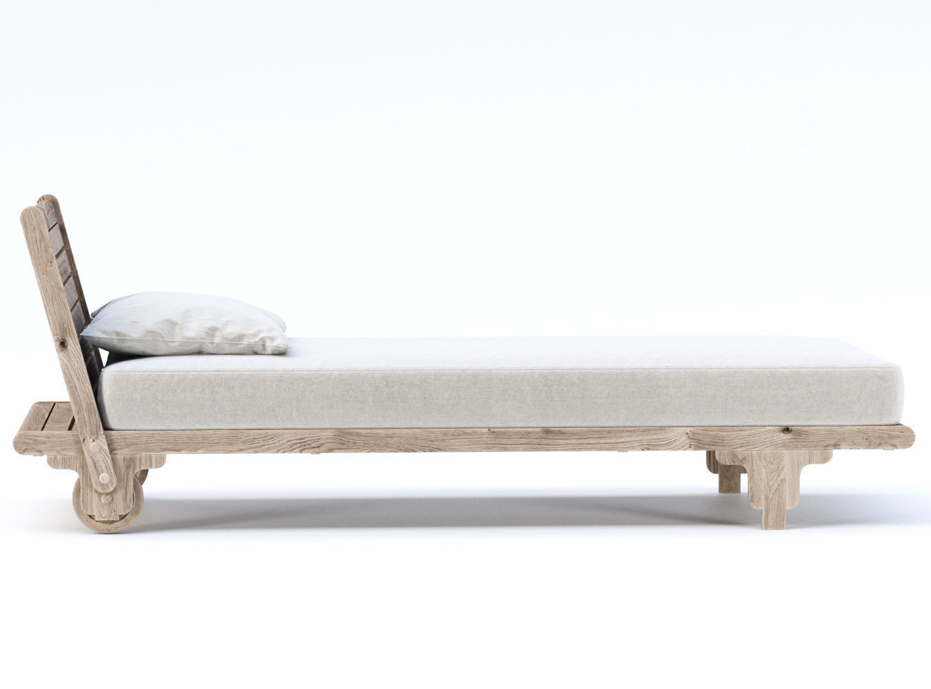 Eva wooden daybed EV25 by Bpoint Design  3D model_2
