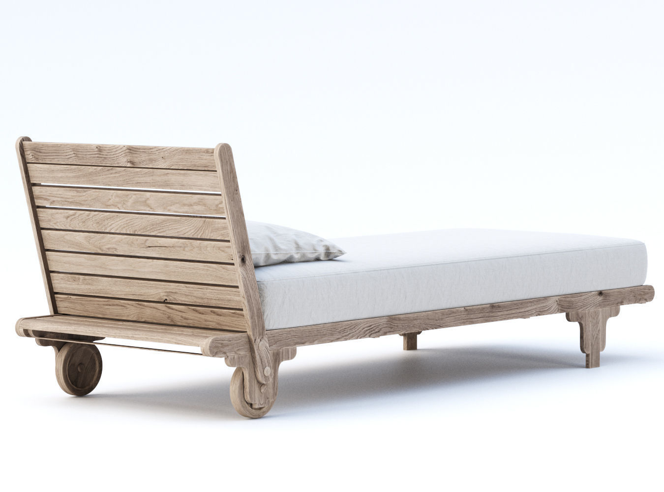 Eva wooden daybed EV25 by Bpoint Design  3D model_3