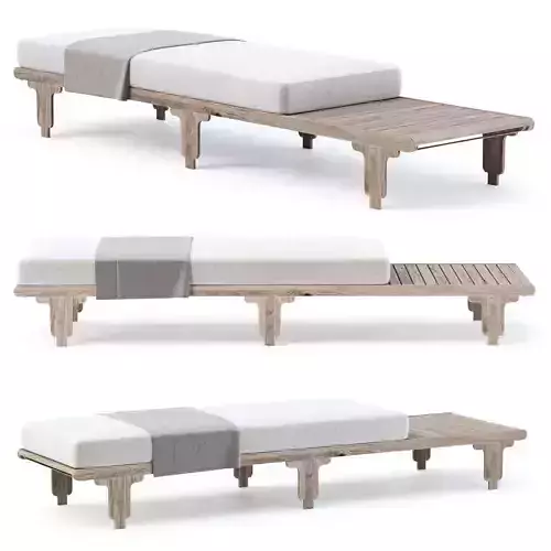 Eva wooden ottoman EV26 by Bpoint Design 