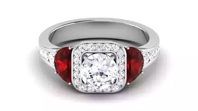 Solitaire Engagement Wedding Rings  Bridal Ring