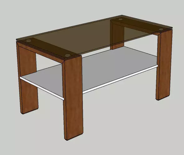 Modern Center Table 3D model