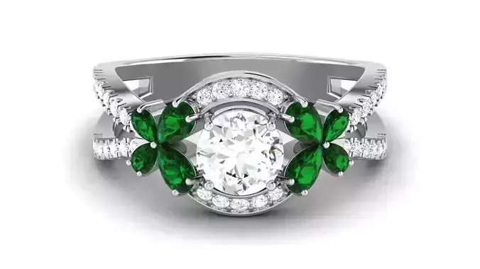 Solitaire Engagement Wedding Rings  Bridal Ring