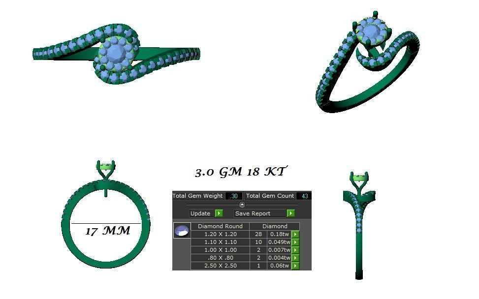 Ring - 041 3D print model_1