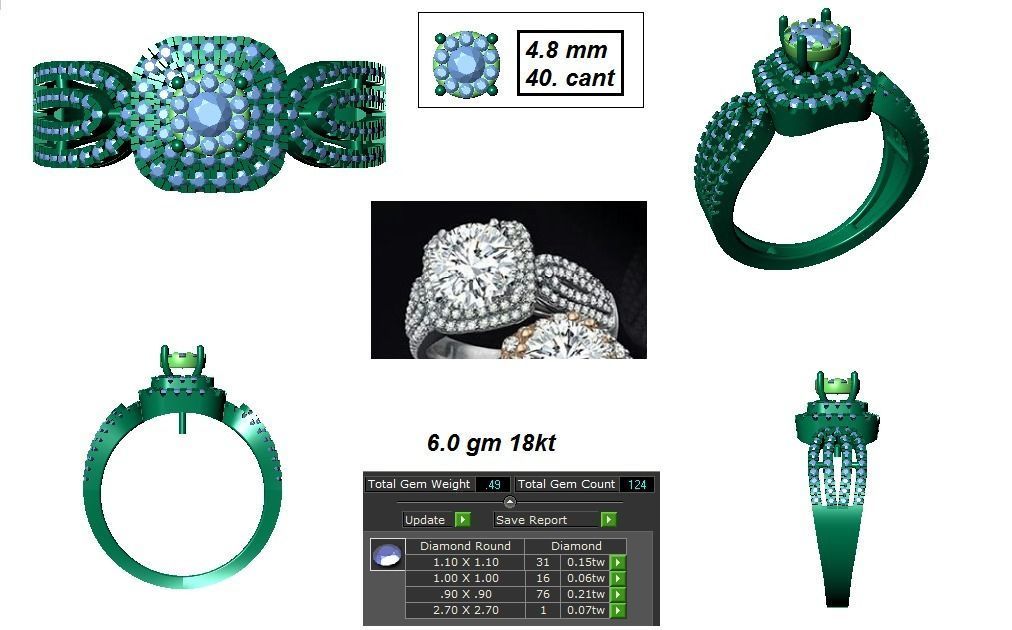 Ring - 039 3D print model_1