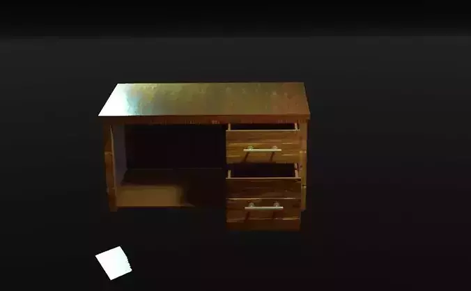 Study Table 3D model