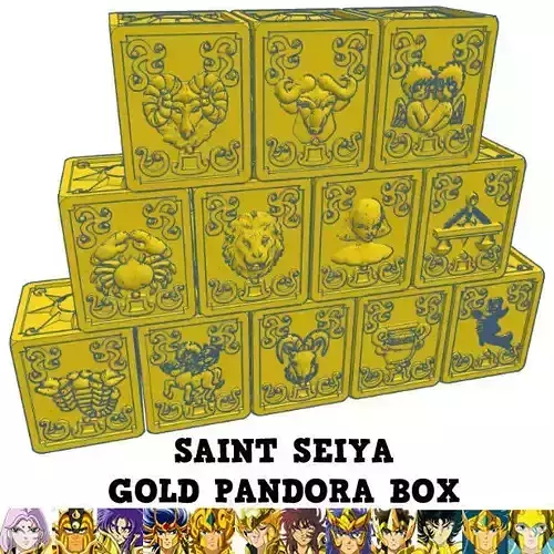 Saint Seiya Gold Pandora Box Cloth Myth Multipart