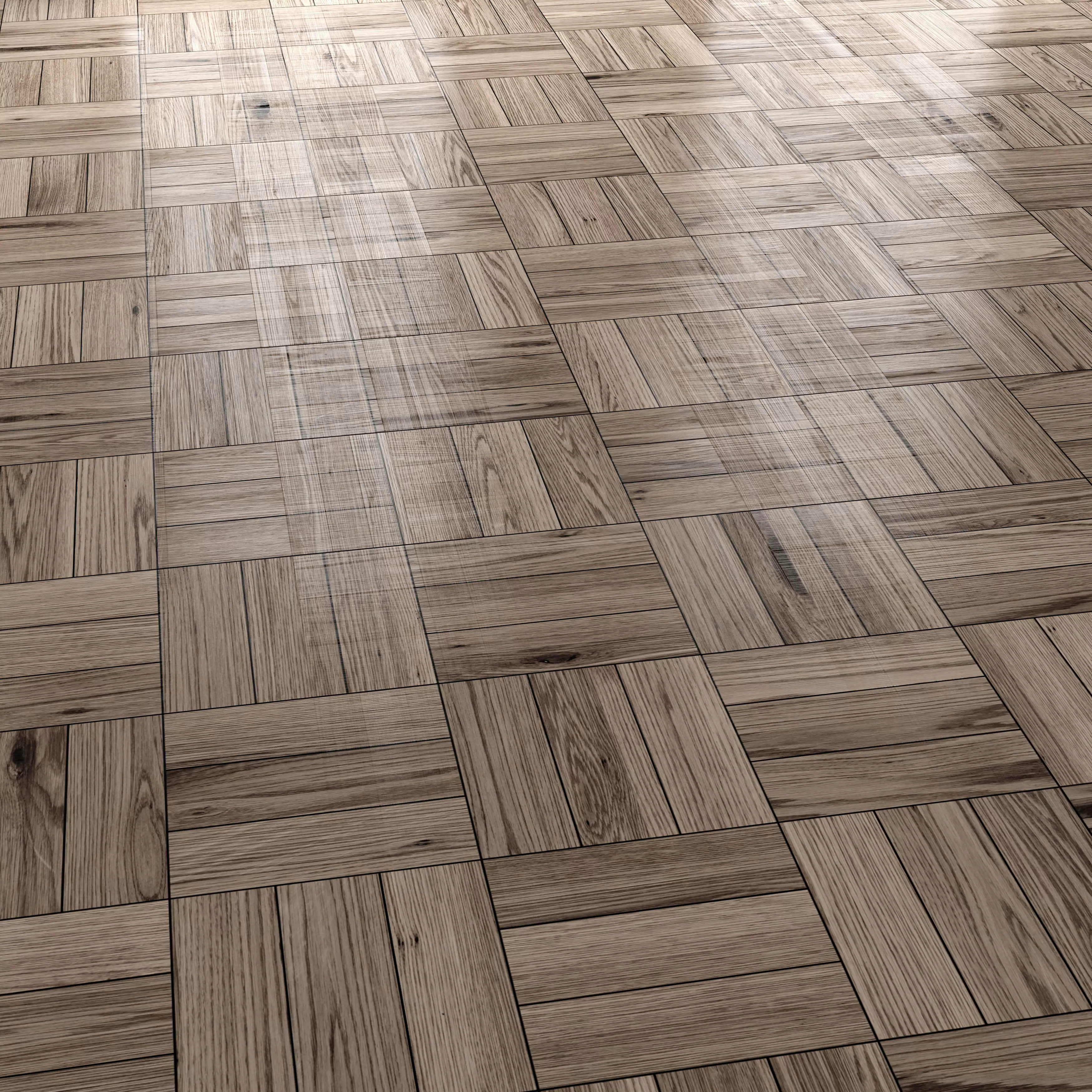 Wood floor 4 basket with 2 colors Texture_0