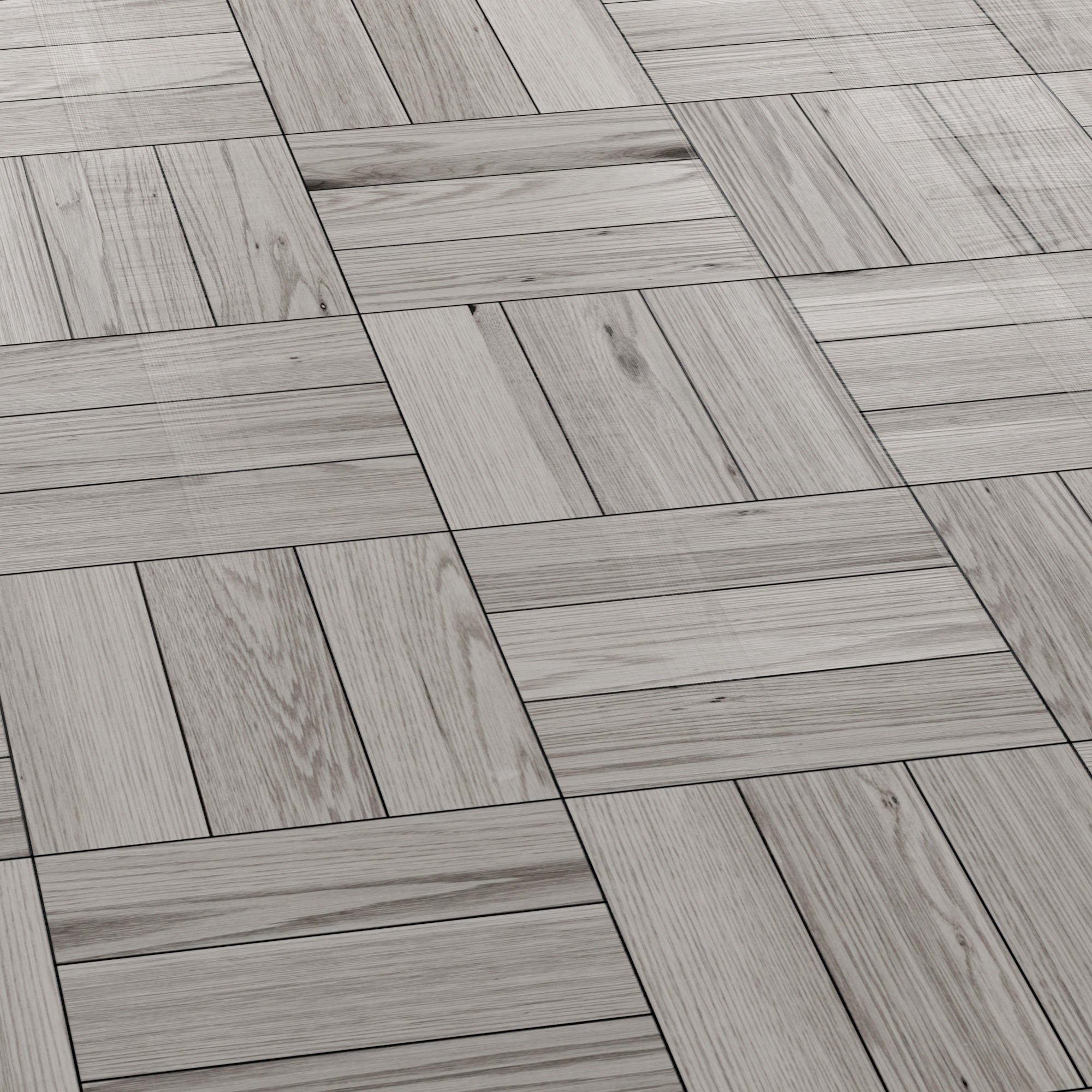 Wood floor 4 basket with 2 colors Texture_3