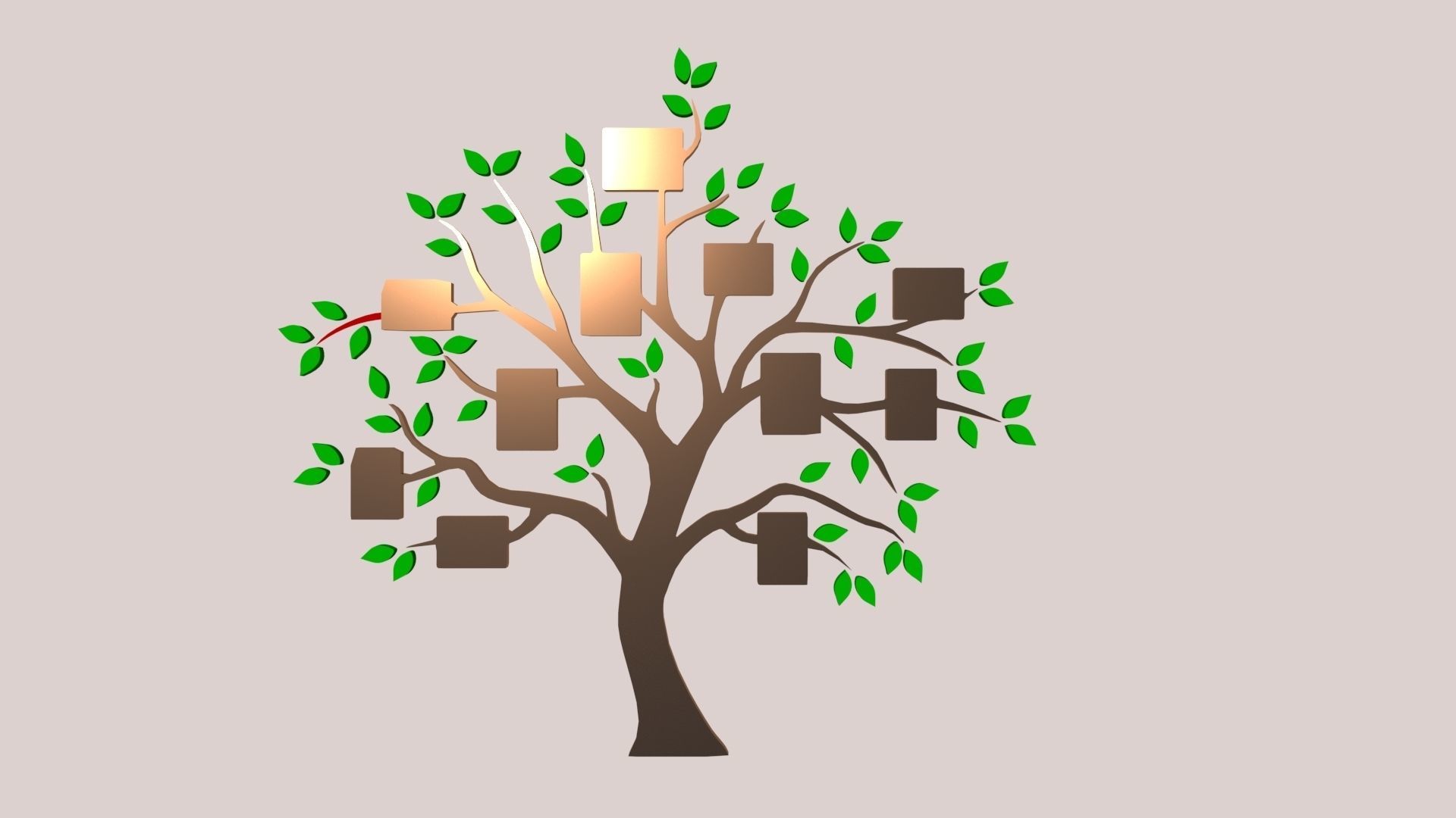 3D model family tree VR / AR / low-poly | CGTrader
