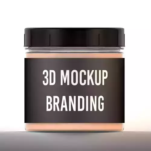 Plastic Jar 3D Model