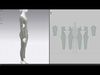 Bodysuit - Scooped-neck and Cut-outs 3D model_1
