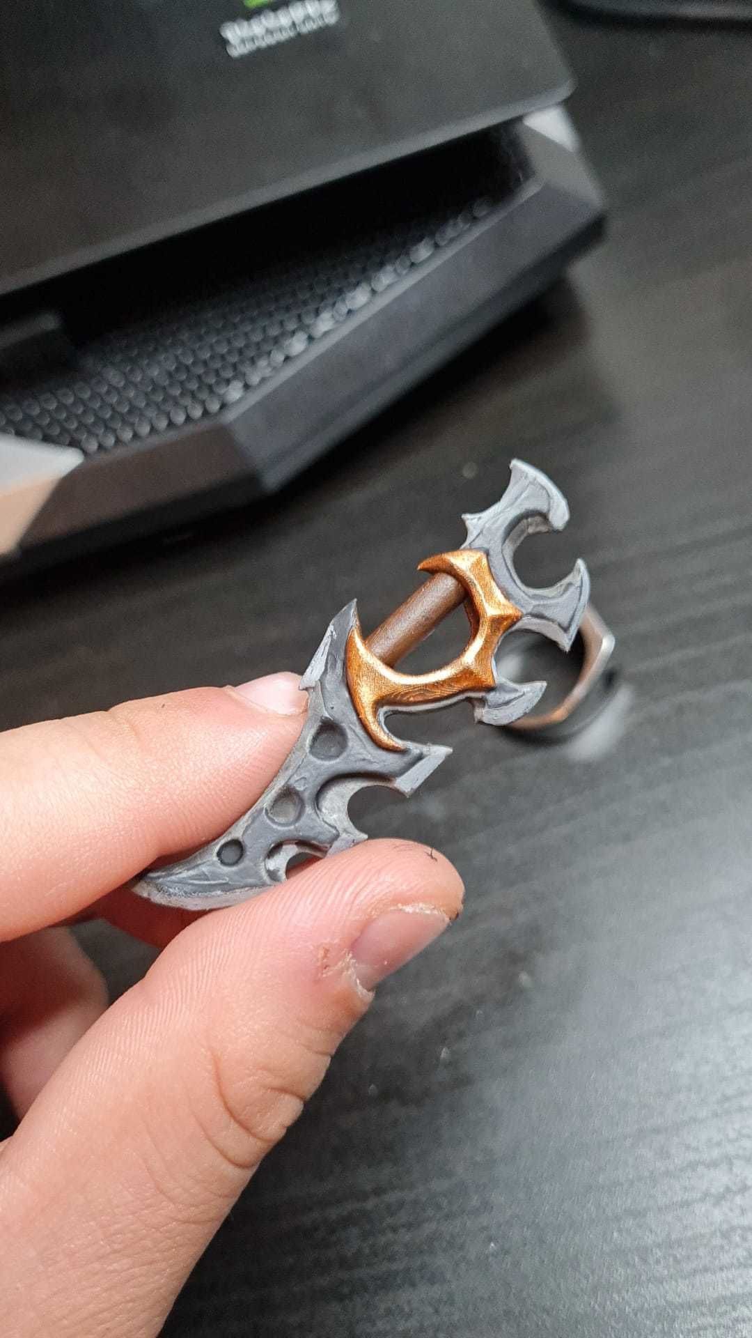 Headhunter Rengar knife from league of legends 3D print model_1