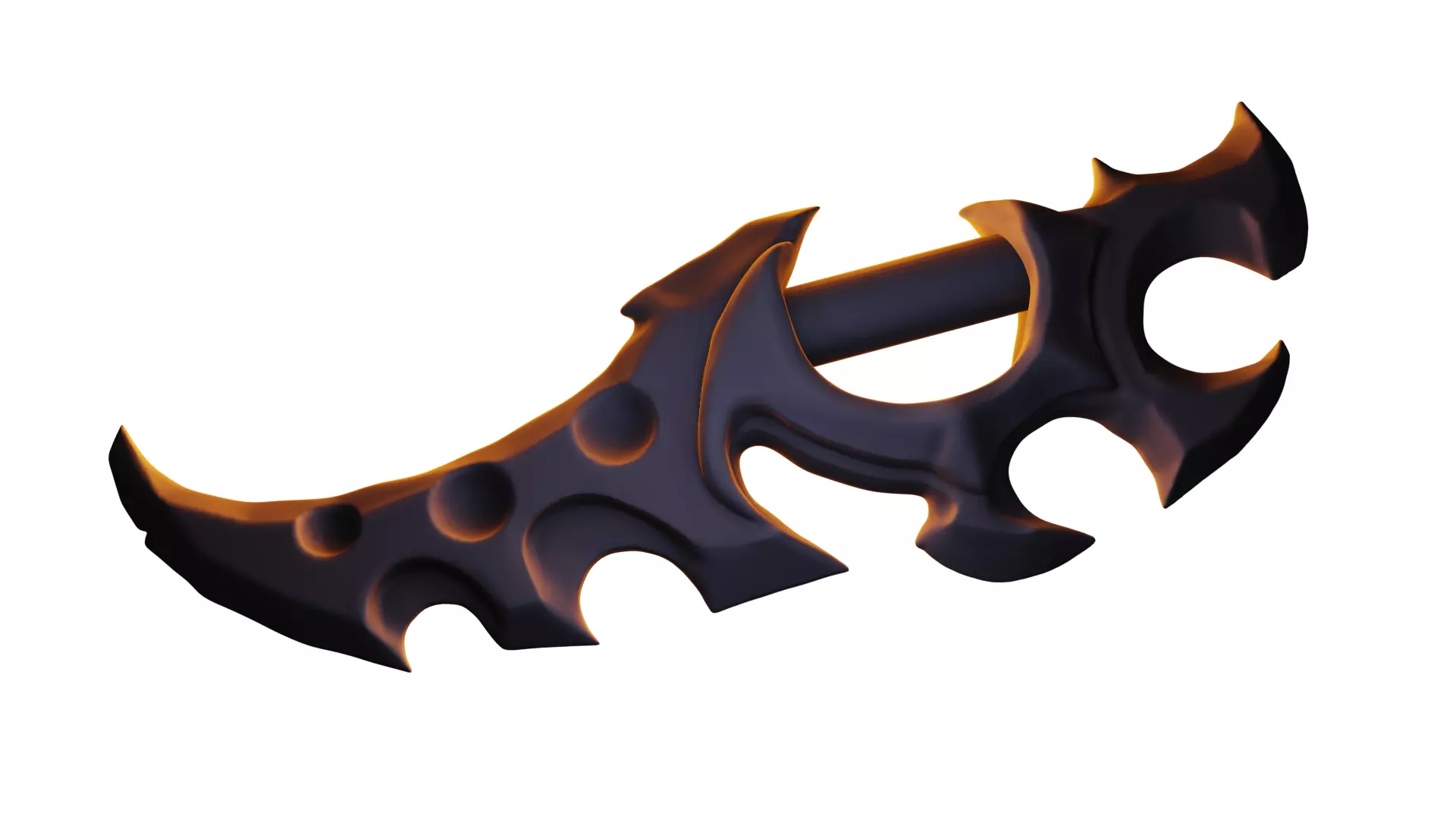 Headhunter Rengar knife from league of legends 3D print model_0