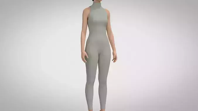 Bodysuit - High-neck Halter