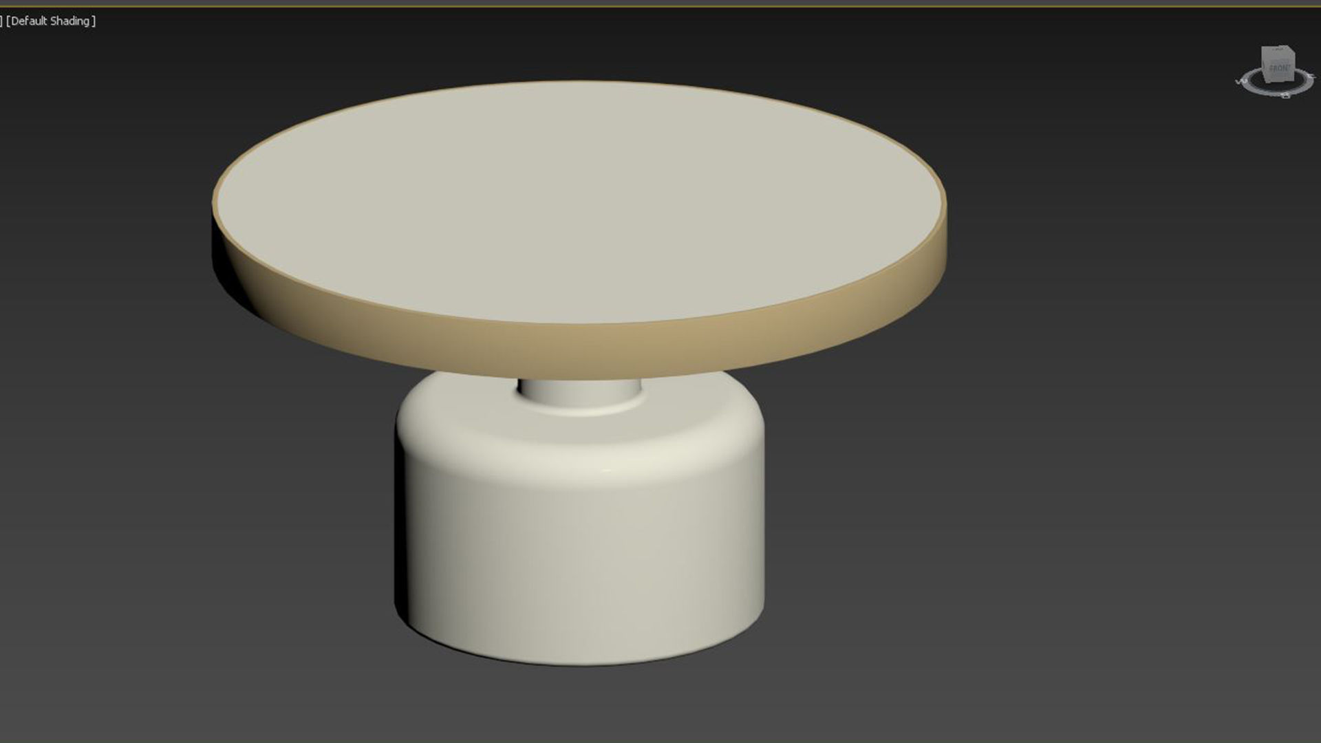 COFFEE TABLE GLAM WHITE 3D model_3