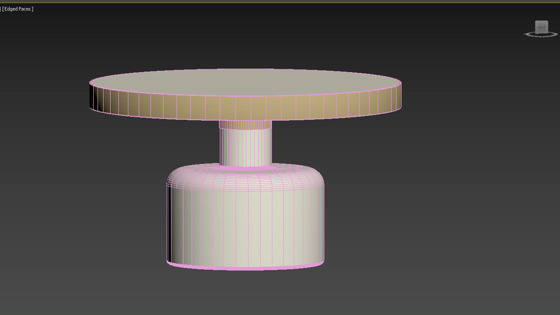 COFFEE TABLE GLAM WHITE 3D model_6