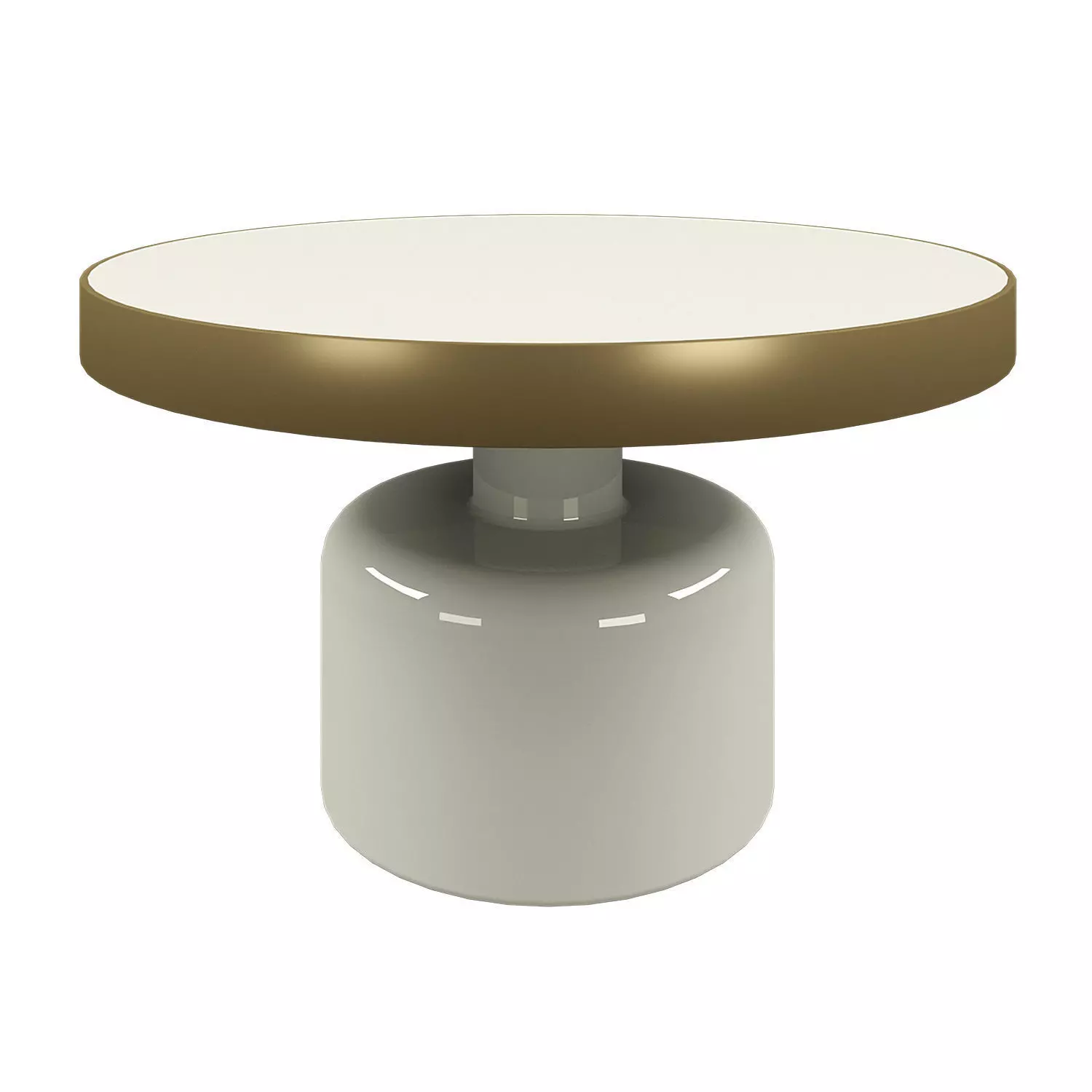 COFFEE TABLE GLAM WHITE 3D model_0