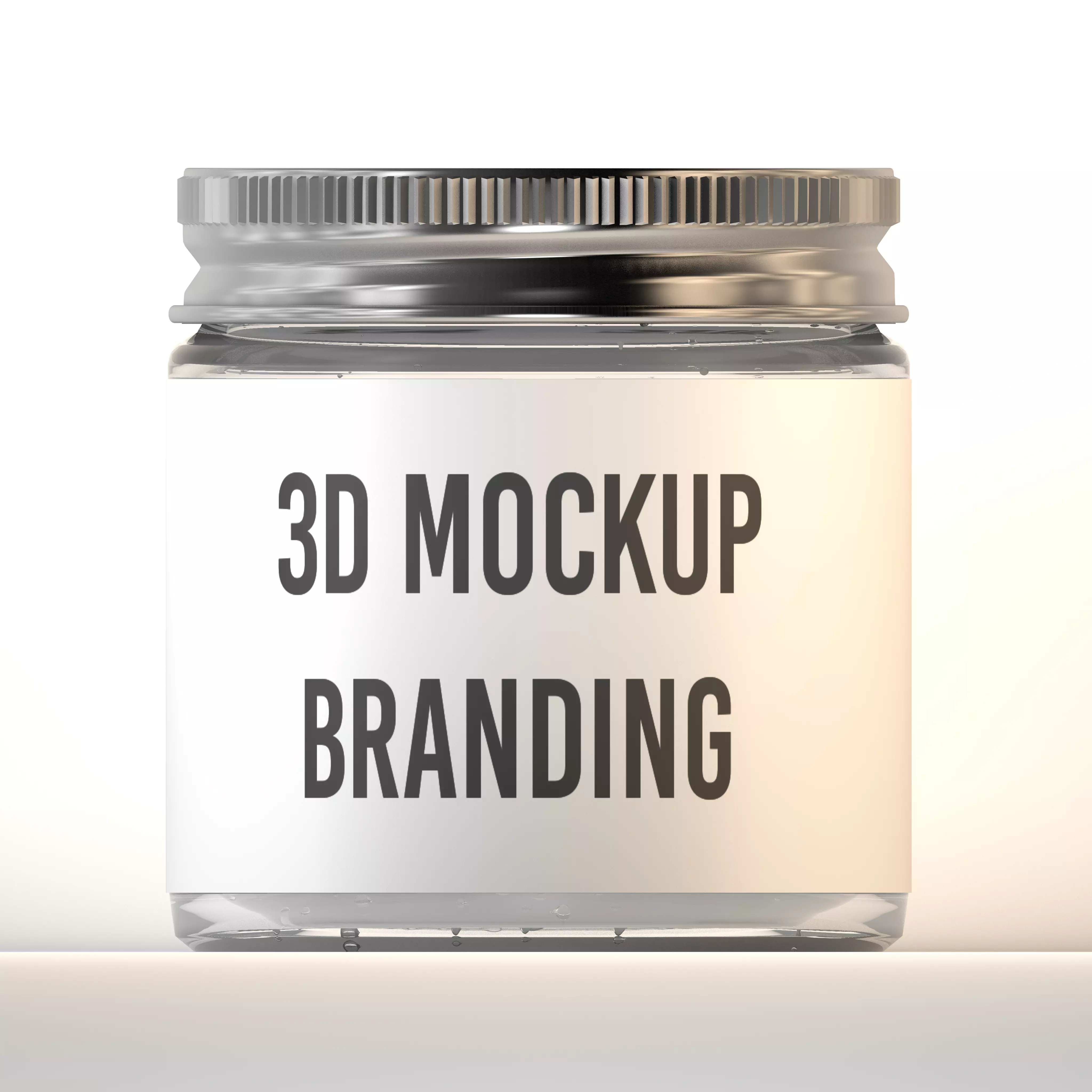 Glass Mason Jar 3D Model 3D model_0