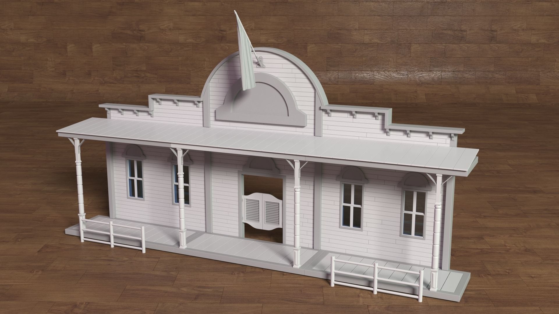 Building Facade Collection 1 - 25 pieces 3D model_2