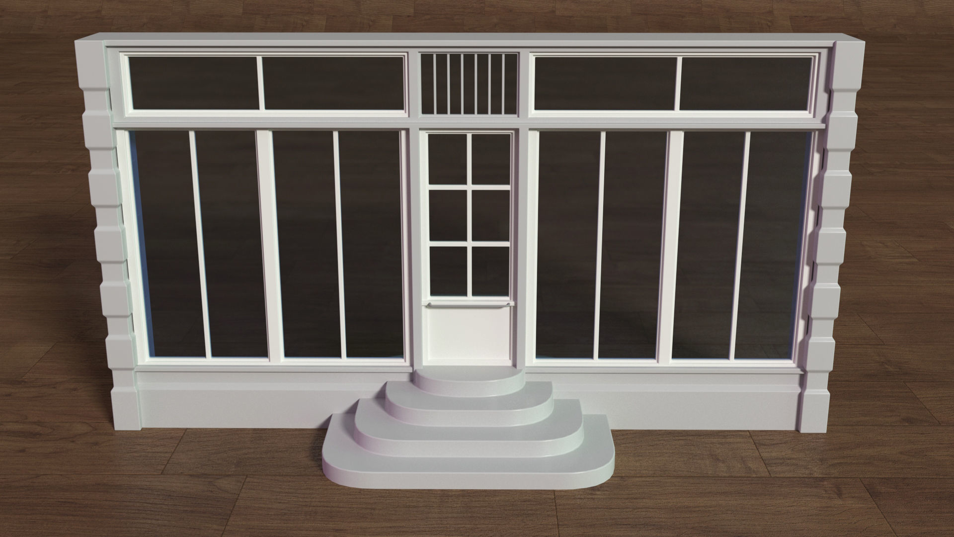 Building Facade Collection 1 - 25 pieces 3D model_11