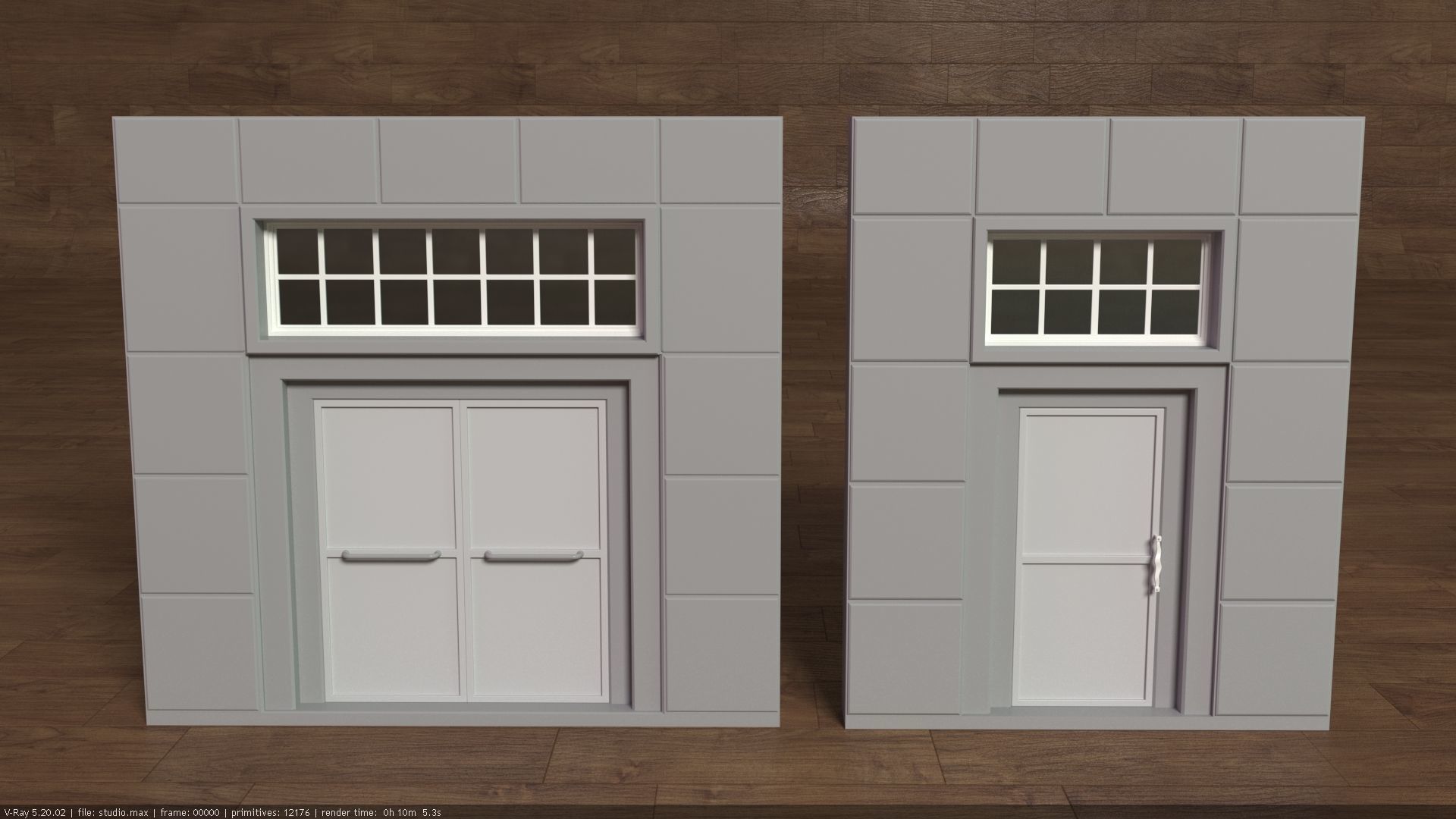 Building Facade Collection 1 - 25 pieces 3D model_15