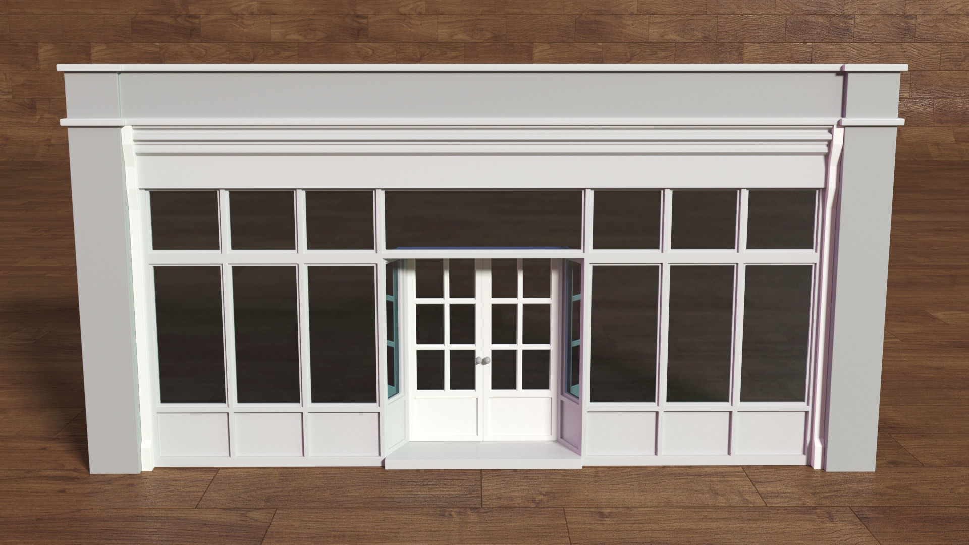 Building Facade Collection 1 - 25 pieces 3D model_13