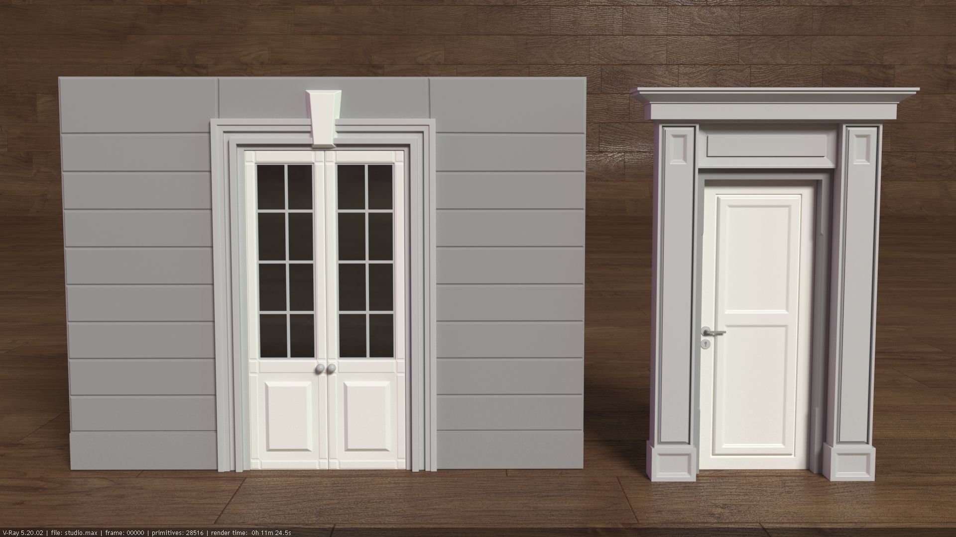 Building Facade Collection 1 - 25 pieces 3D model_14