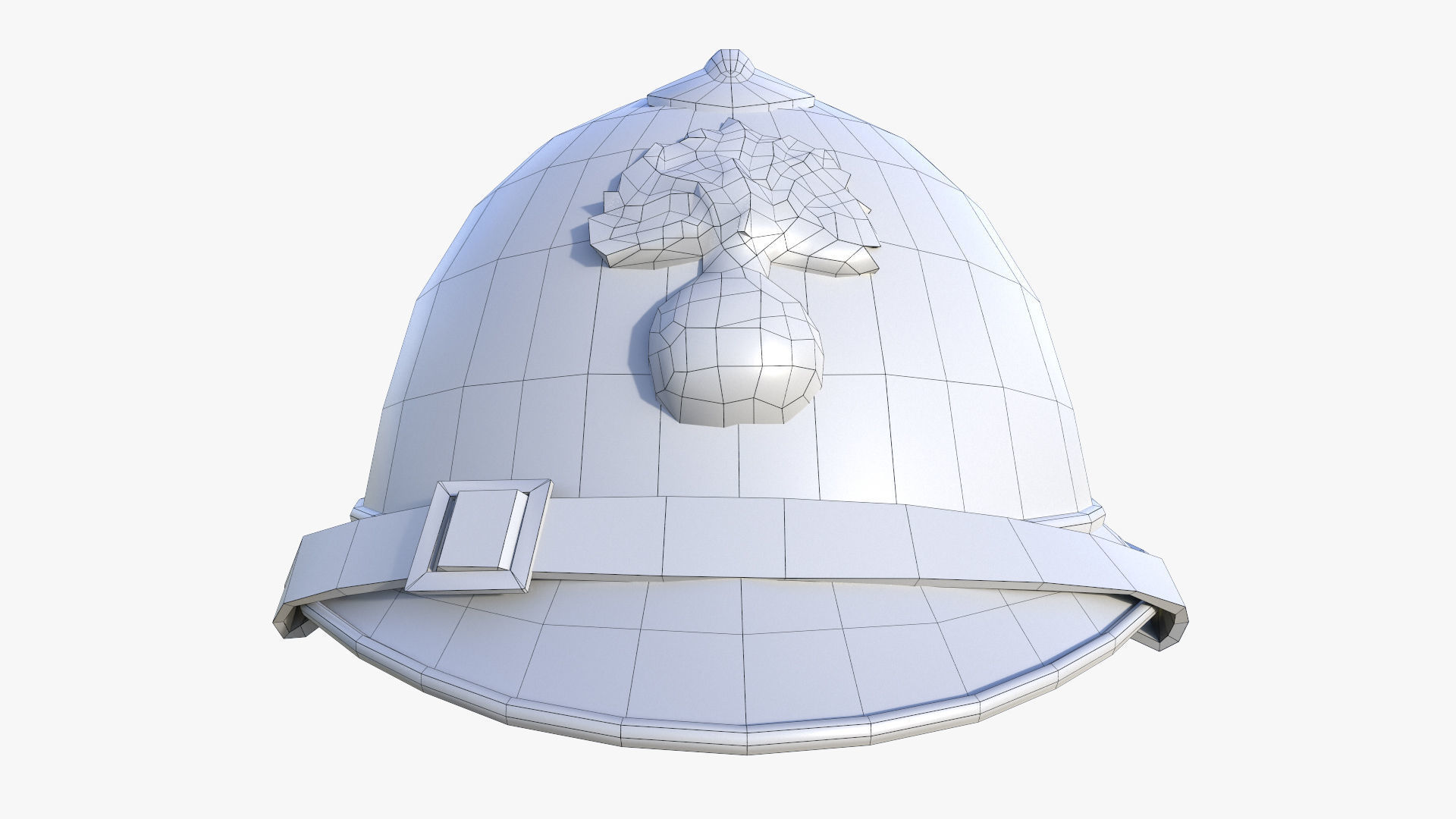 M15 Adrian Helmet Low-poly 3D model_22