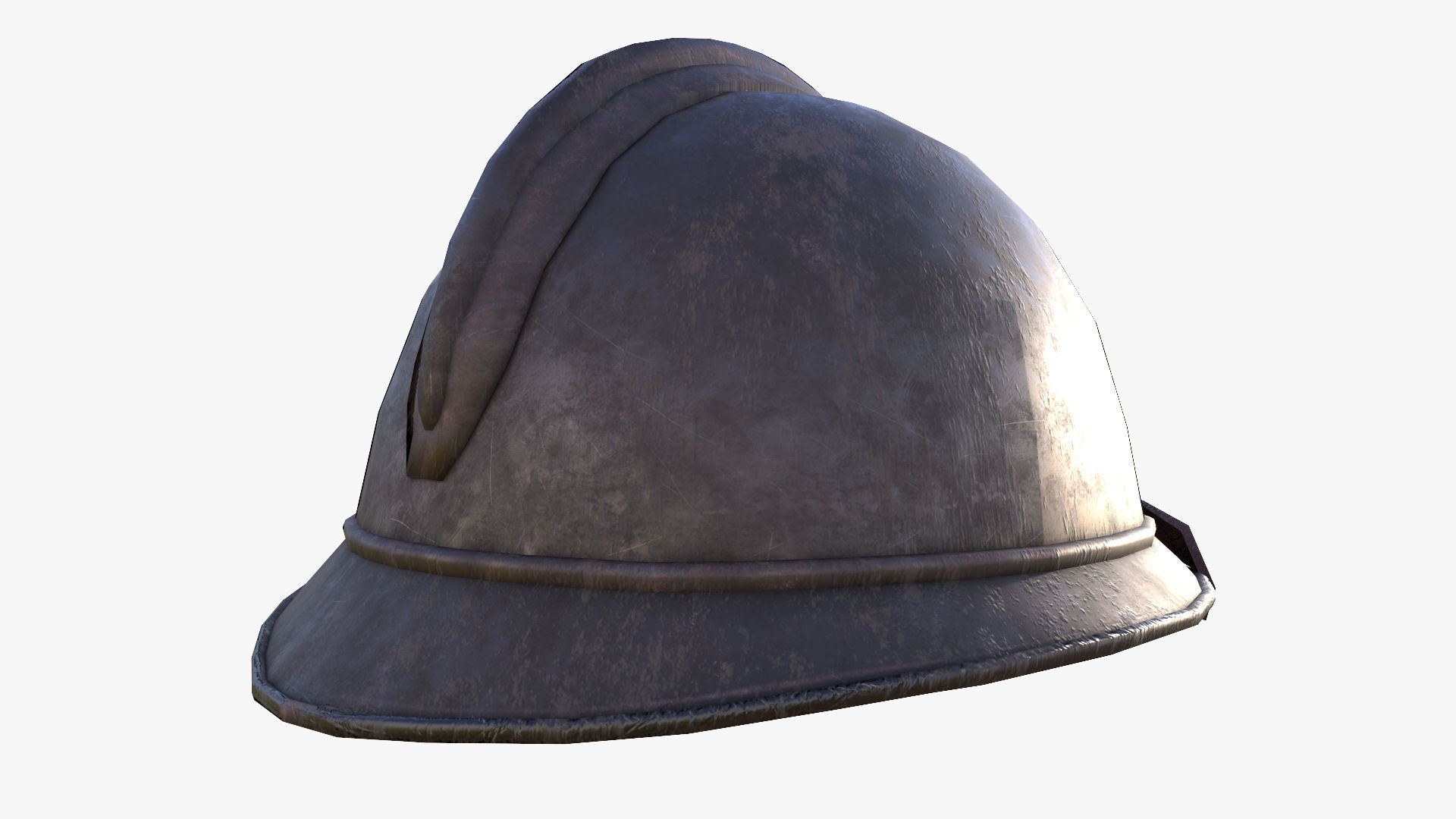 M15 Adrian Helmet Low-poly 3D model_6