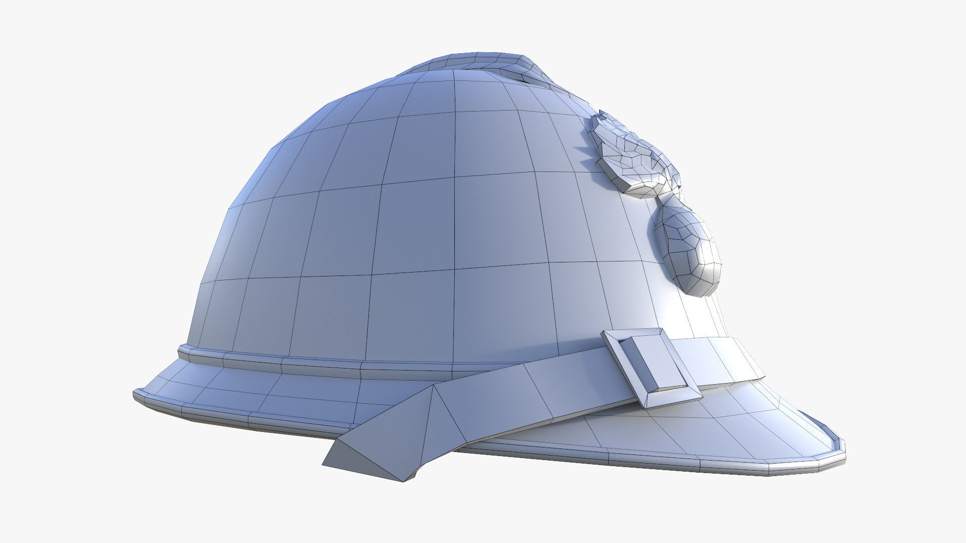 M15 Adrian Helmet Low-poly 3D model_21