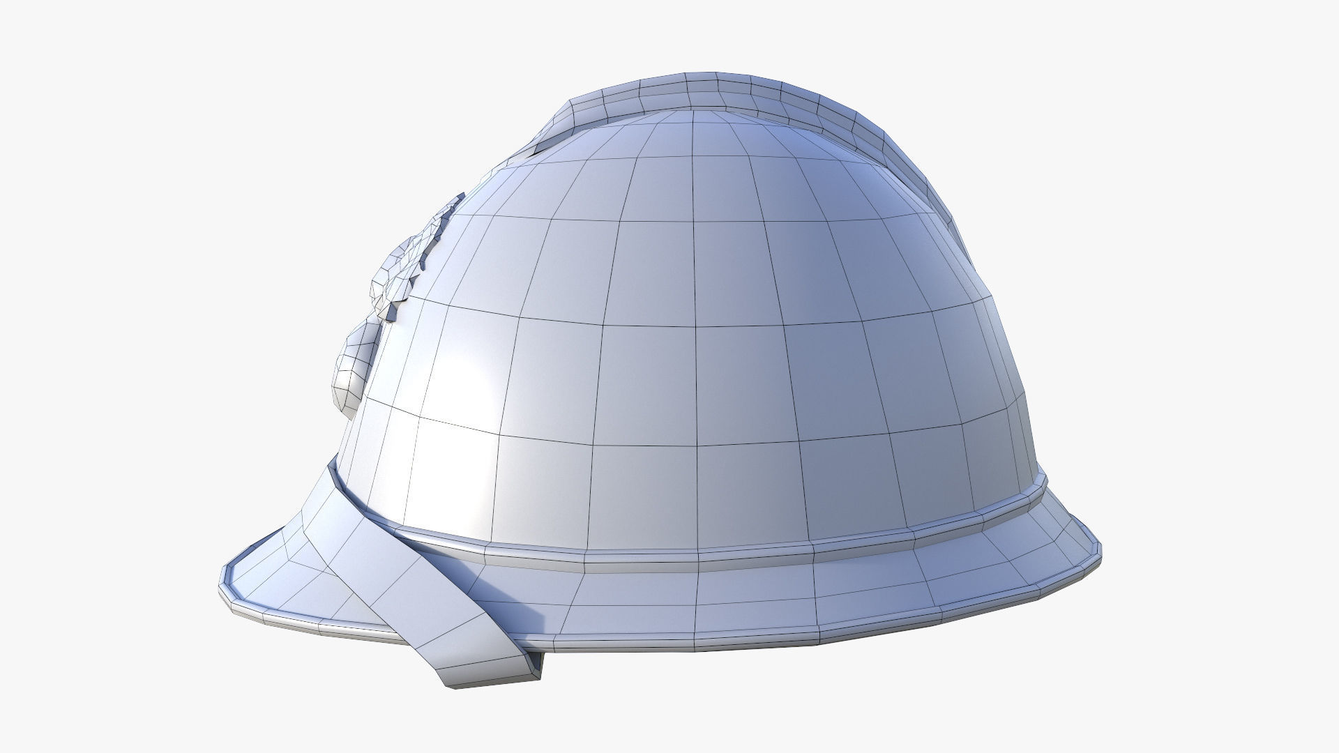 M15 Adrian Helmet Low-poly 3D model_16