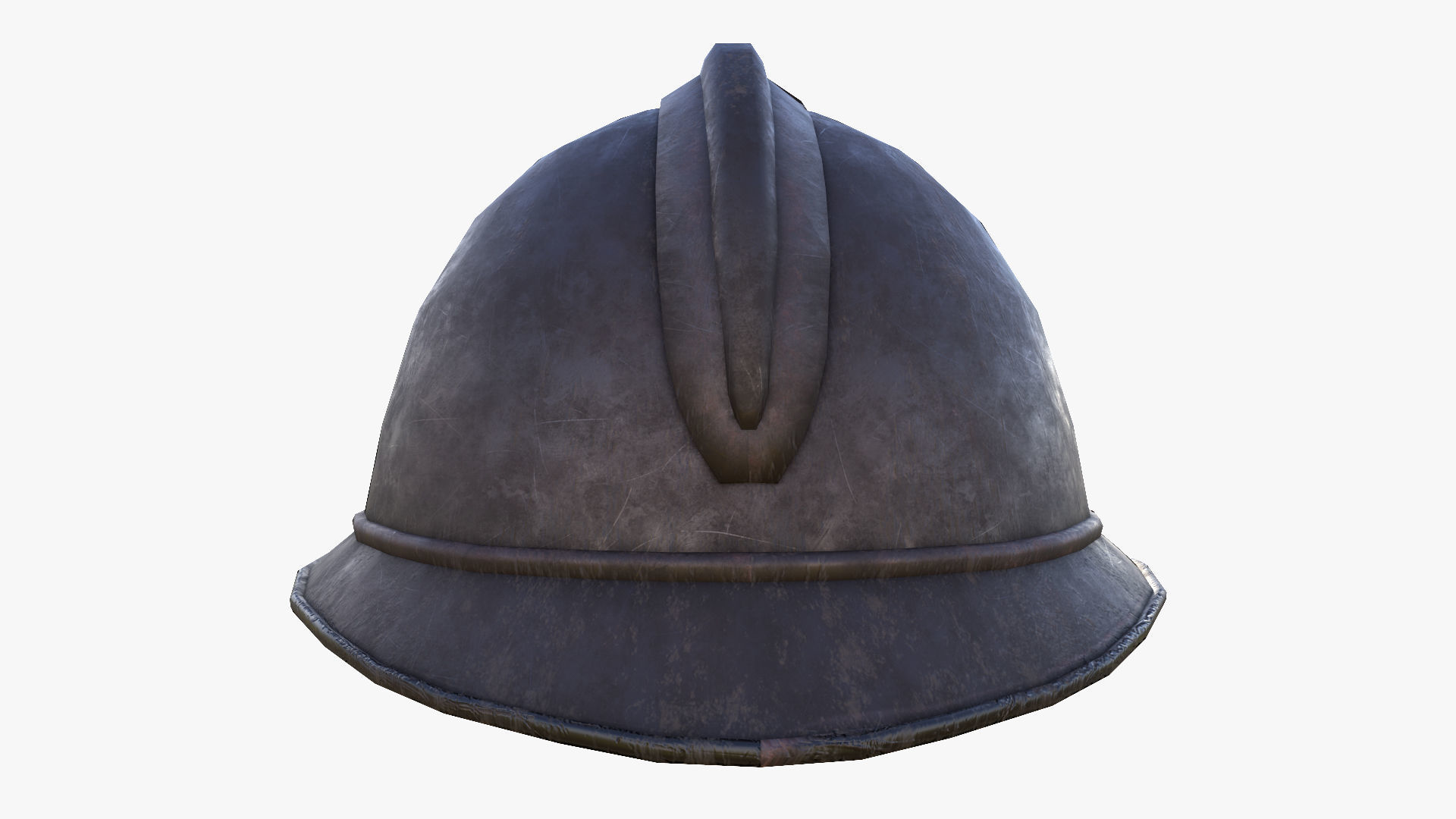M15 Adrian Helmet Low-poly 3D model_5
