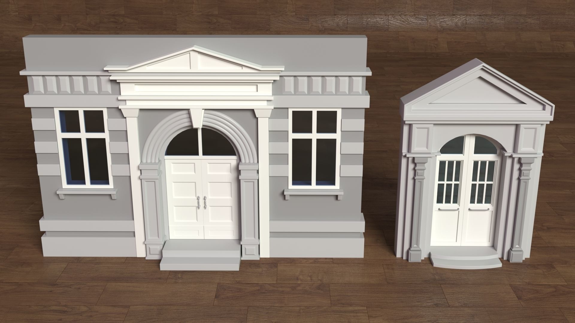 Building Facade Collection 2 - 25 pieces 3D model_5