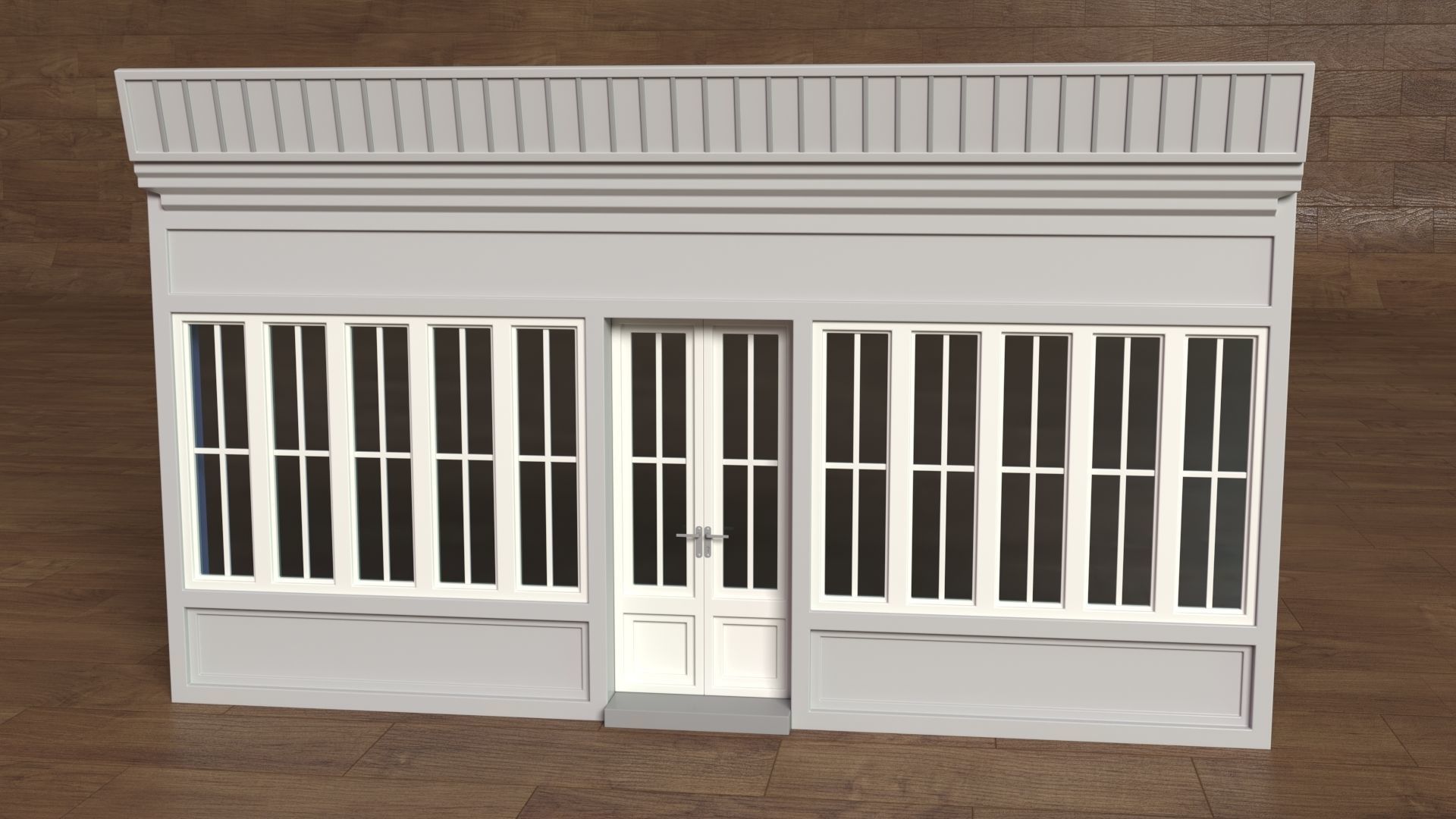 Building Facade Collection 2 - 25 pieces 3D model_11