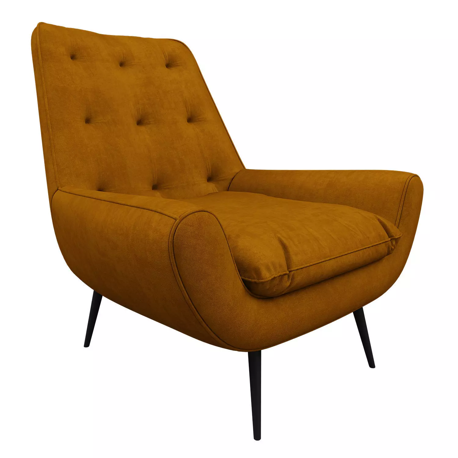 LOUNGE CHAIR GLODIS WHISKEY 3D model