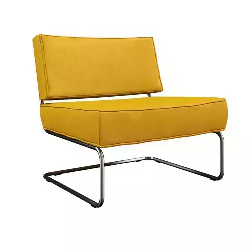 LOUNGE CHAIR RIDGE RIB YELLOW