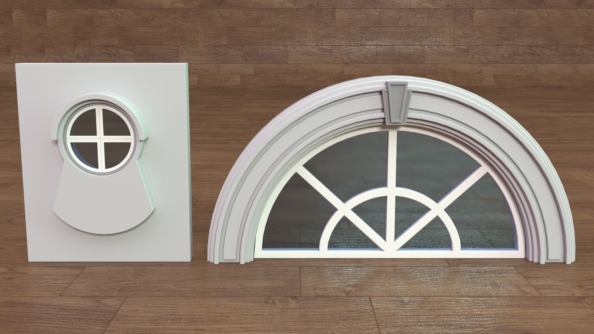 Building Facade Collection 4 - 34 pieces 3D model_16