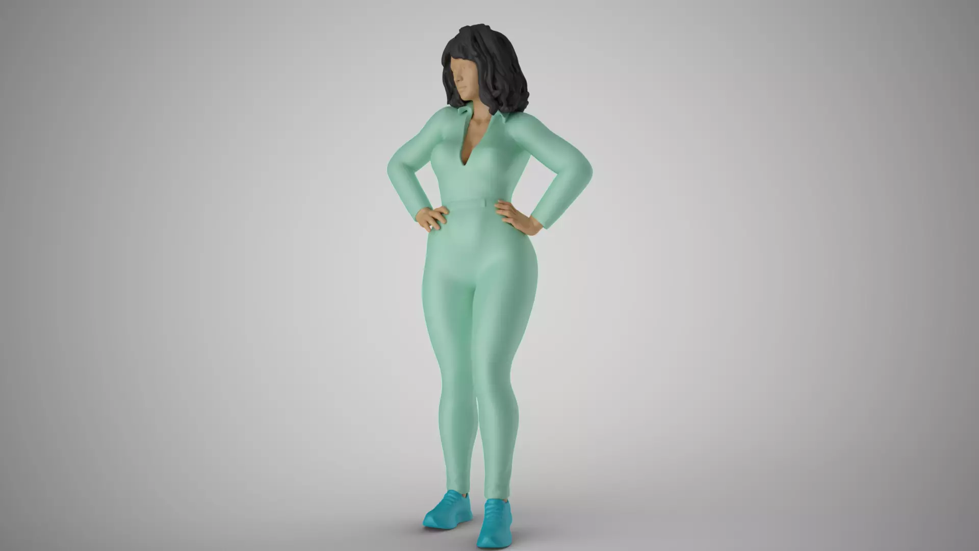 Unmotivated Woman 3D print model_0