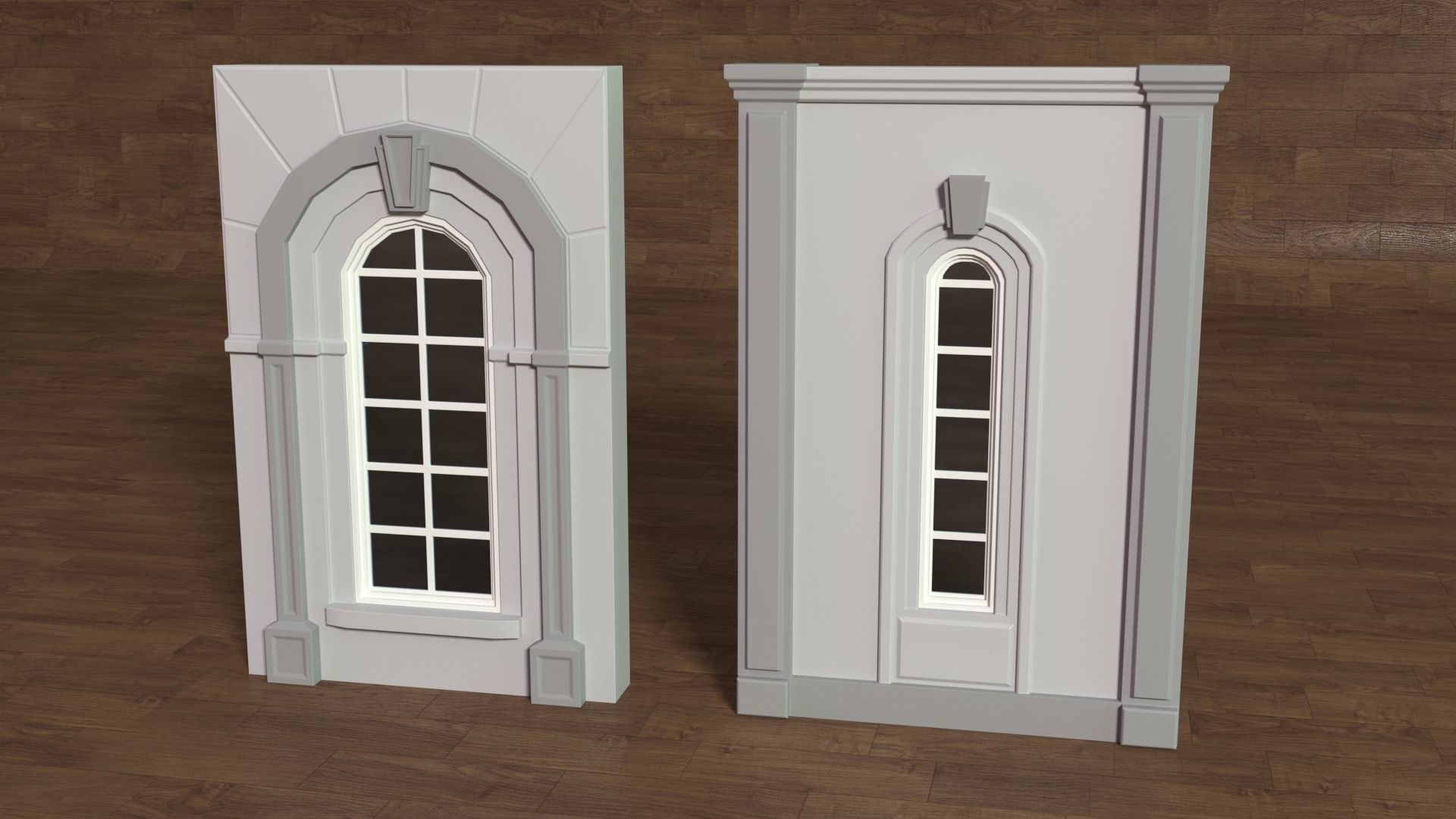 Building Facade Collection 5 - 35 pieces 3D model_10