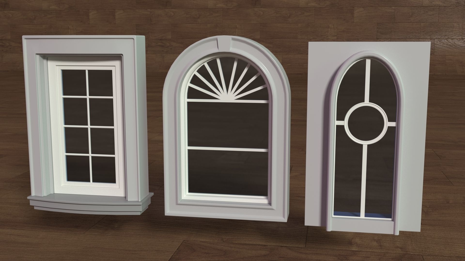 Building Facade Collection 5 - 35 pieces 3D model_15