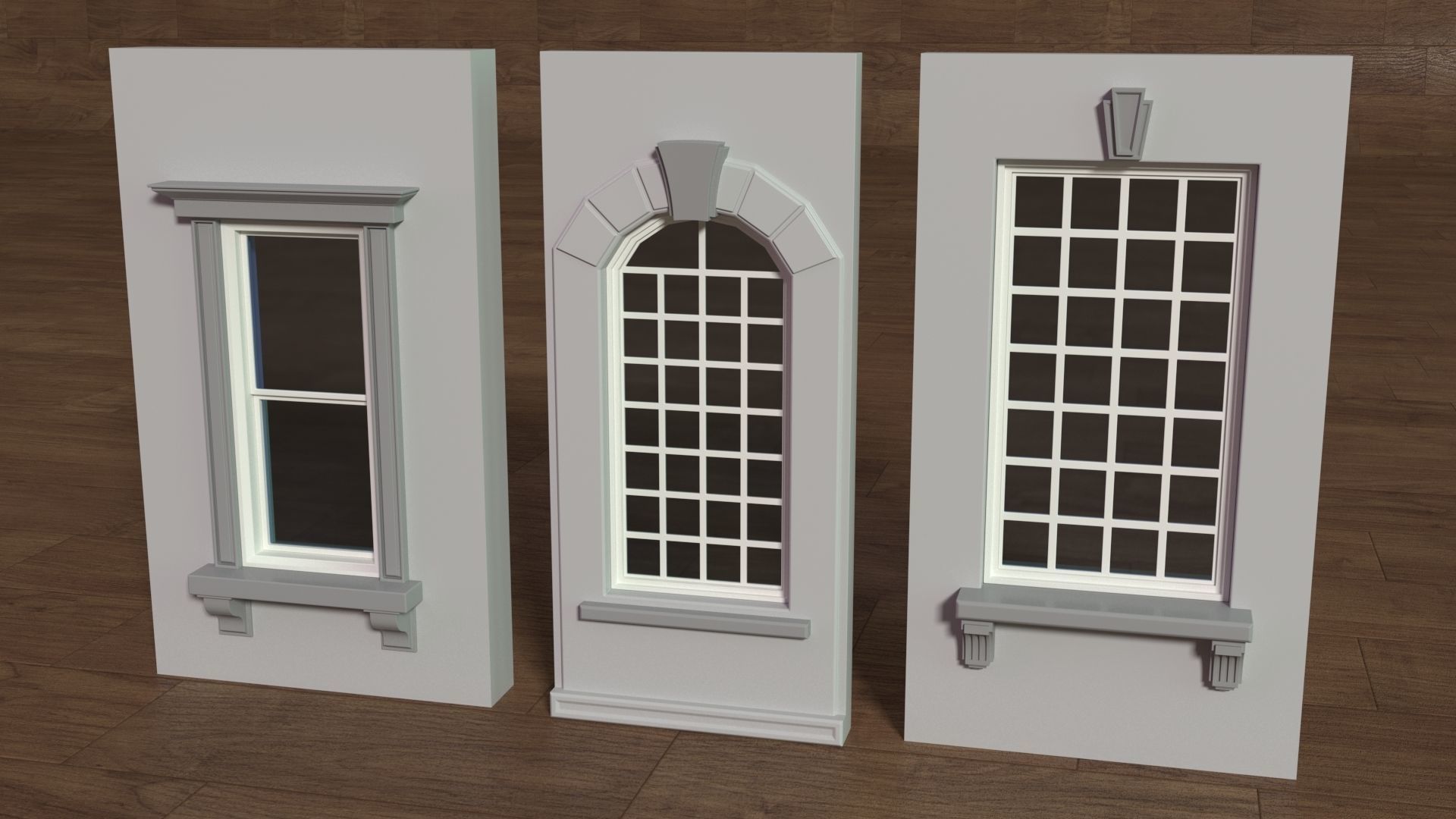 Building Facade Collection 5 - 35 pieces 3D model_13