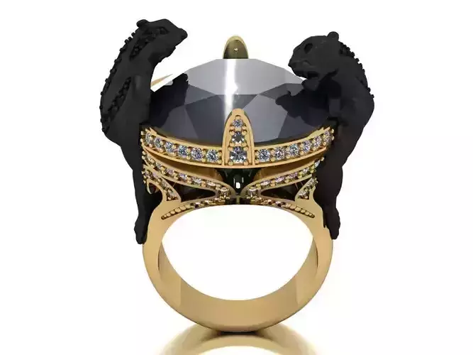 tiger ring 3D print model
