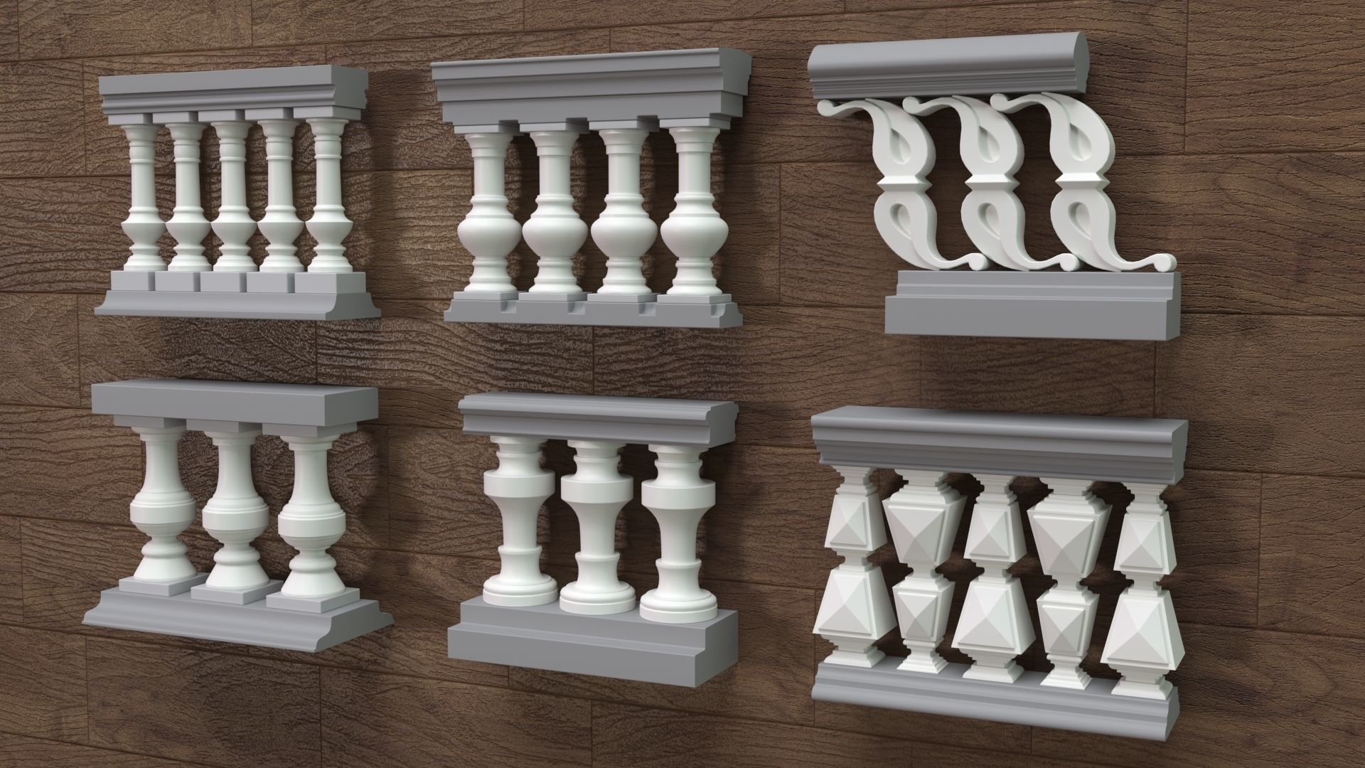 Building Facade Collection 7 - 88 pieces 3D model_20