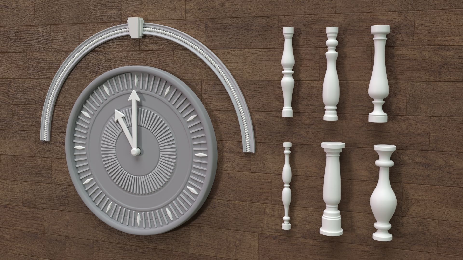 Building Facade Collection 7 - 88 pieces 3D model_22