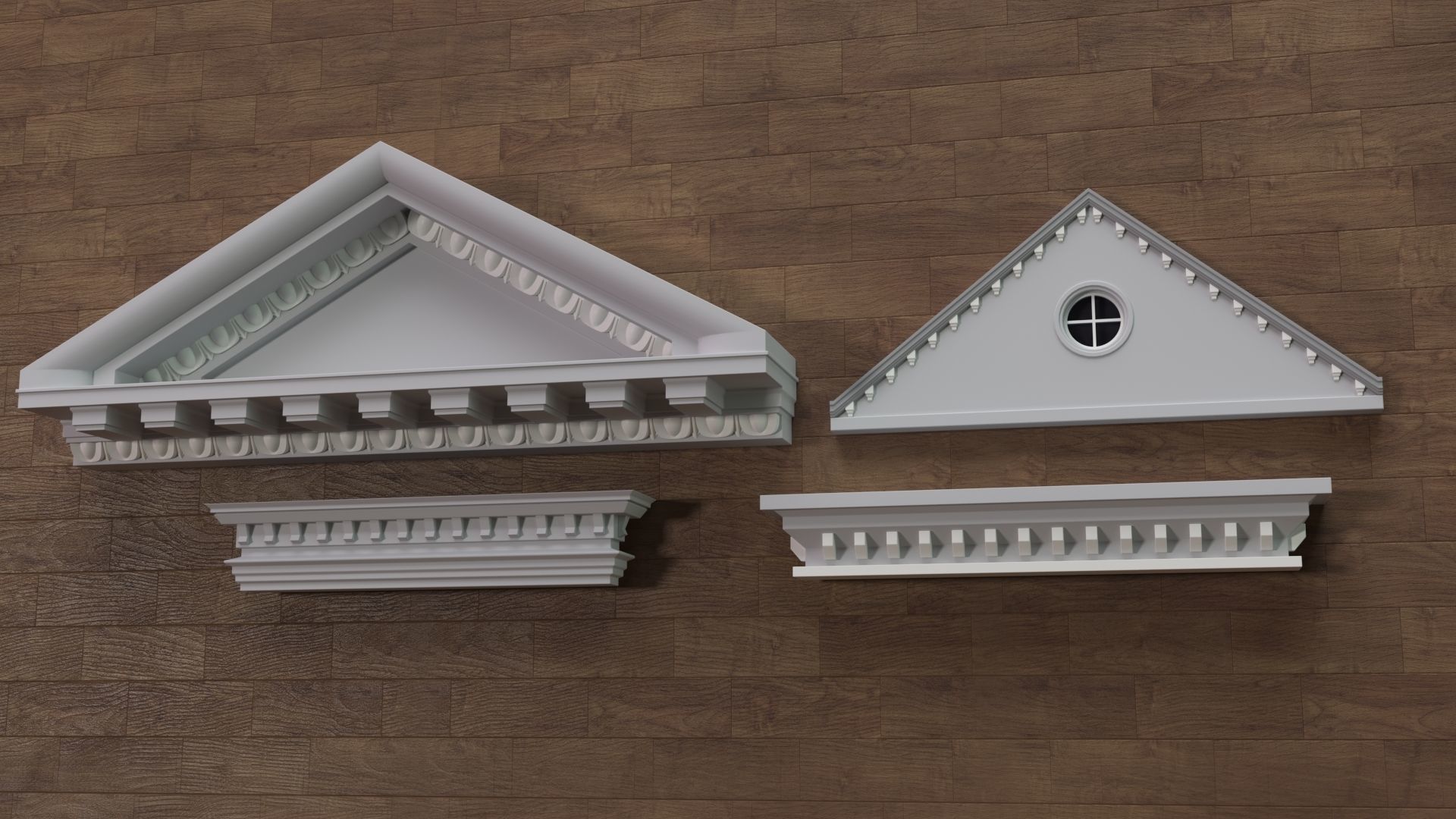 Building Facade Collection 7 - 88 pieces 3D model_25