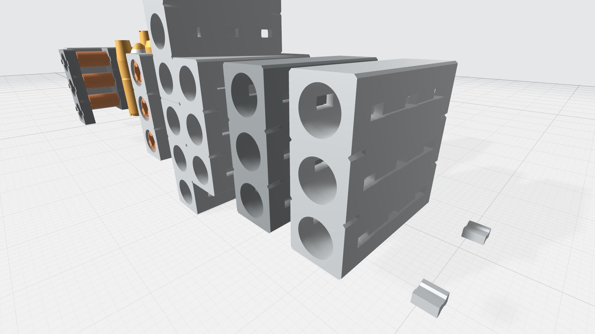 -MHO02C- 1-144 Mecha Robot MS high detailed missile arrays 3D print model_3