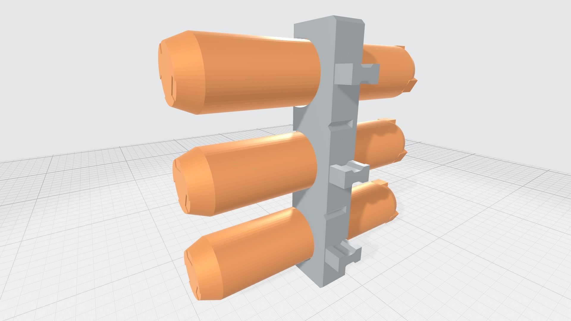 -MHO02C- 1-144 Mecha Robot MS high detailed missile arrays 3D print model_14