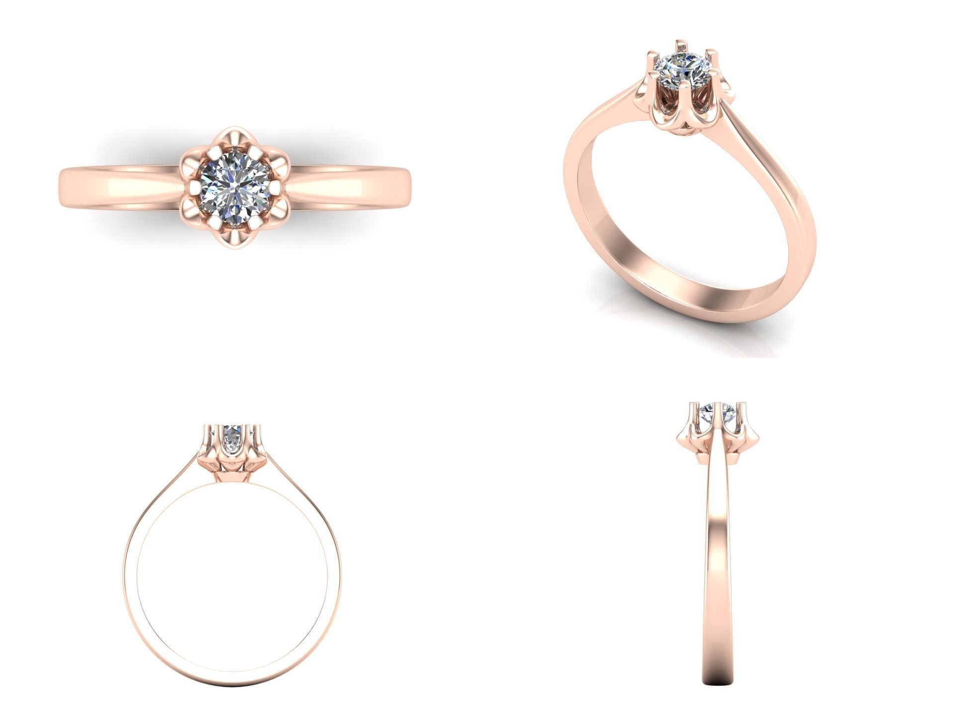 Ring iz30 3D print model_3