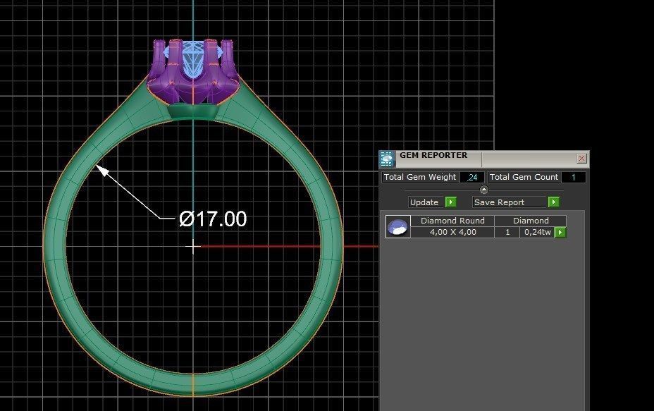 Ring iz30 3D print model_6